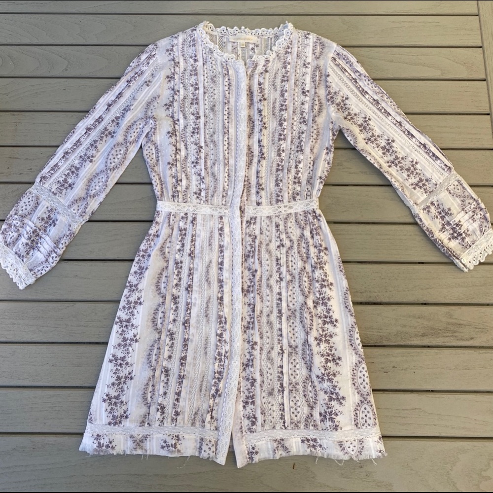 Love Shack Fancy Floral Mini Dress
